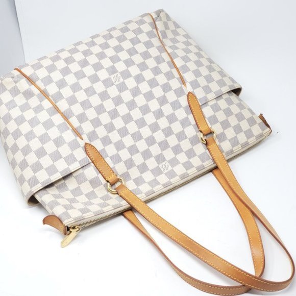 Auth Louis Vuitton Totally MM Damier Azur Tote Bag - Picture 12 of 16